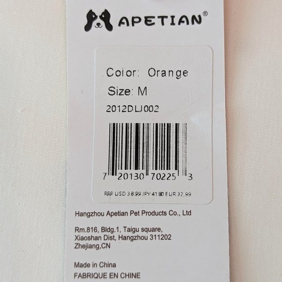 NWT Apetian Dog Life Preserver - Jacket - Vest Medium - Picture 11 of 11